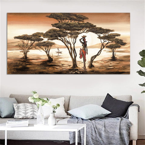 Toile - African Landscape