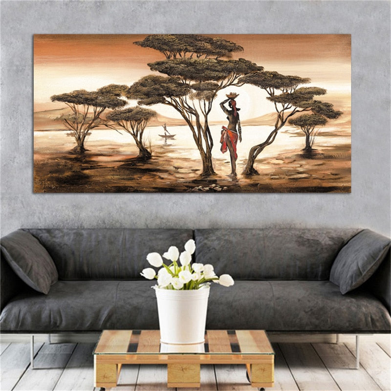 Toile - African Landscape