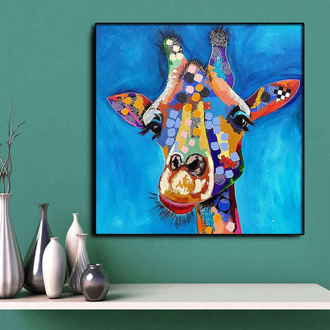 Canvas - Selfie Giraffe