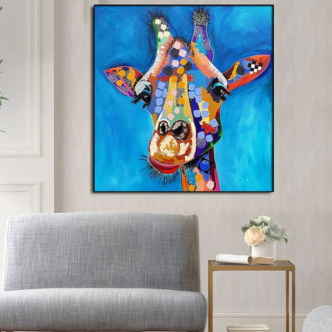 Canvas - Selfie Giraffe