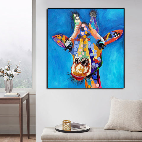 Canvas - Selfie Giraffe