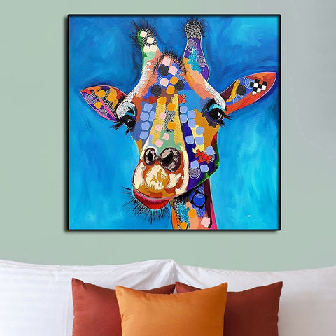 Canvas - Selfie Giraffe