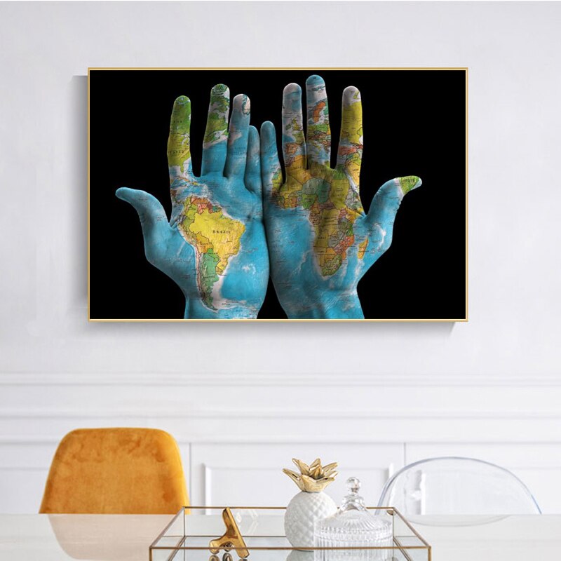 Toile - World in Hands