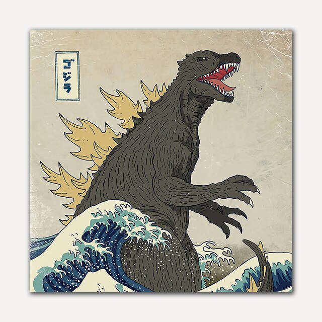 Toile - Godzilla