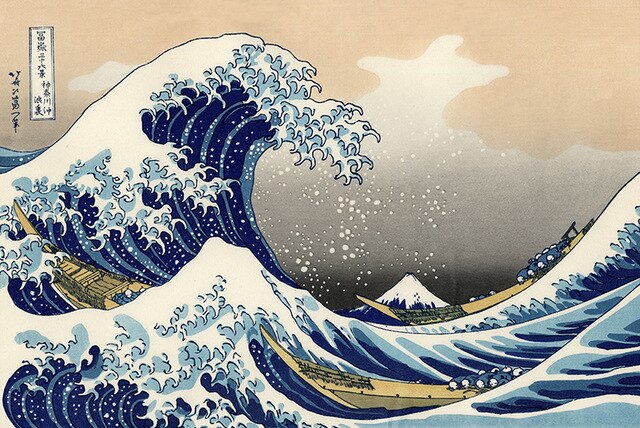 Toile - Japan Wave