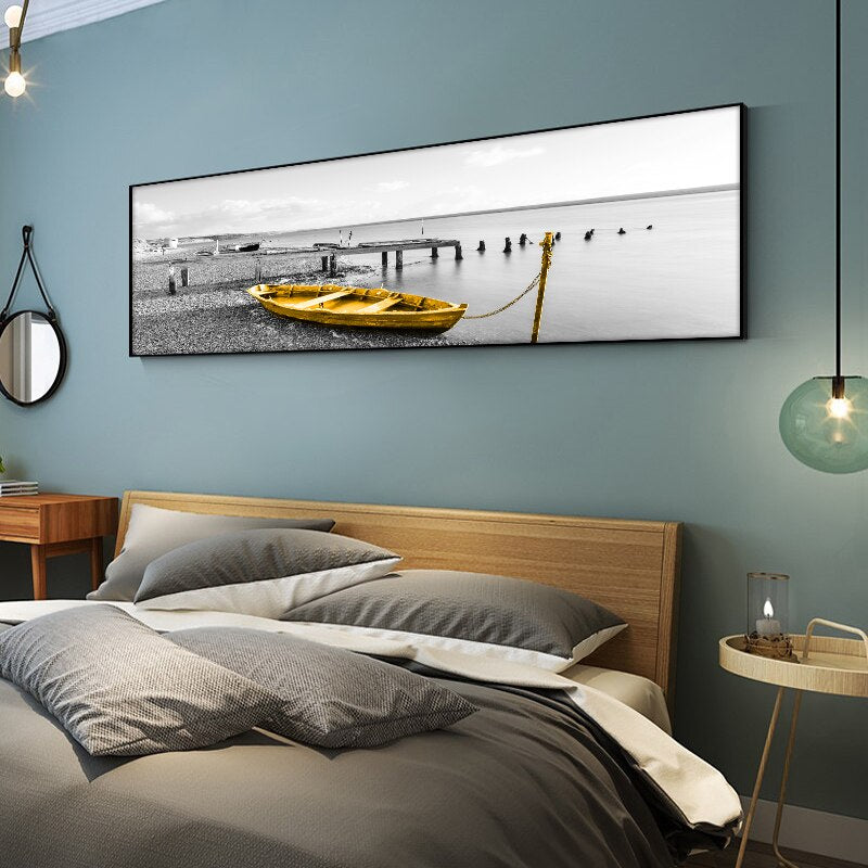 Toile - Gold Boat