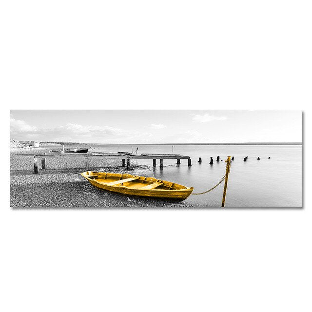 Toile - Gold Boat
