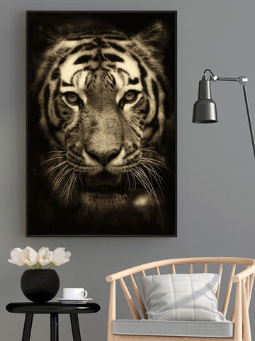 Canvas - Tiger Sepia