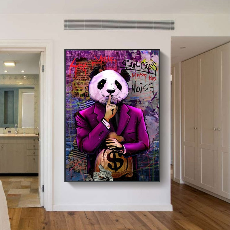 Toile - Thief Panda
