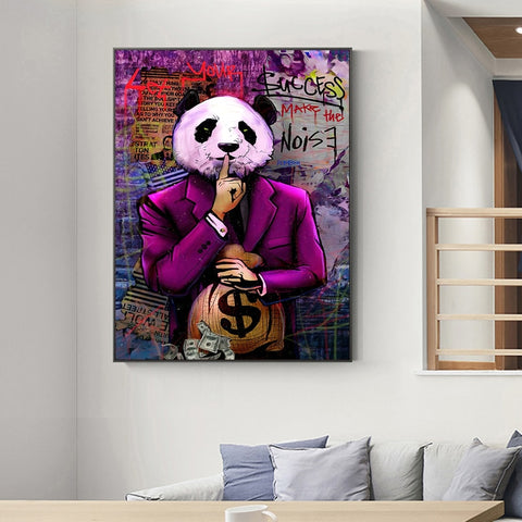 Toile - Thief Panda