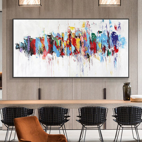 Toile - Abstracted Color Rainbow