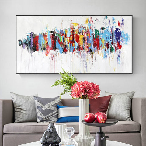 Toile - Abstracted Color Rainbow