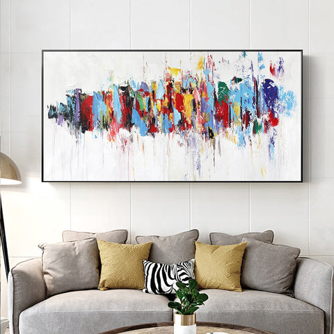 Toile - Abstracted Color Rainbow