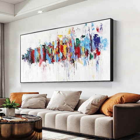 Toile - Abstracted Color Rainbow