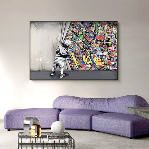 Toile - Behind the Wall