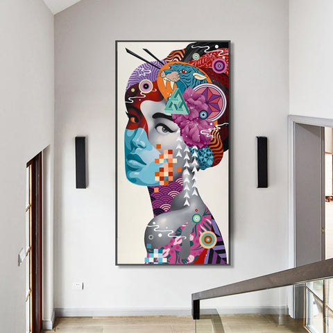 Toile - Woman Graffix