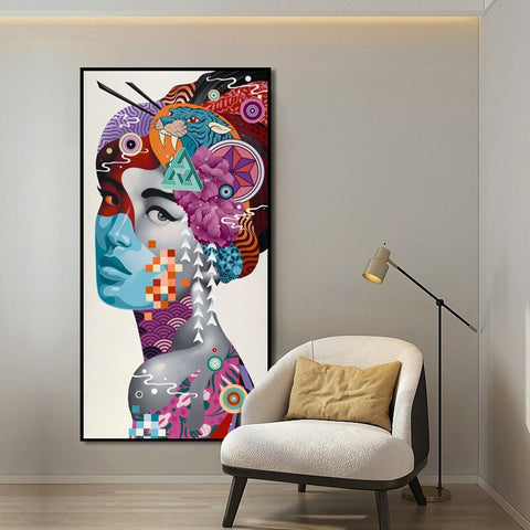 Toile - Woman Graffix