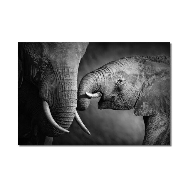 Toile - Elephant Love