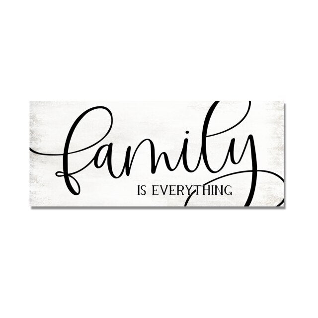 Toile - Family is everything