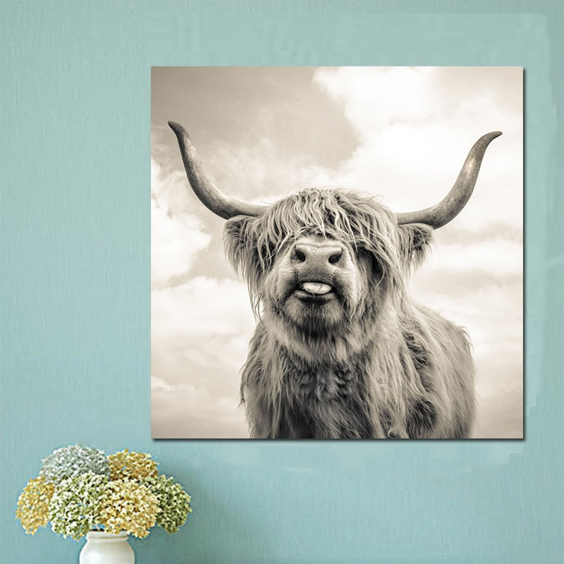 Toile - Highland Cow