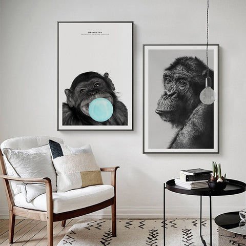 Canvas - Cute Monkeys
