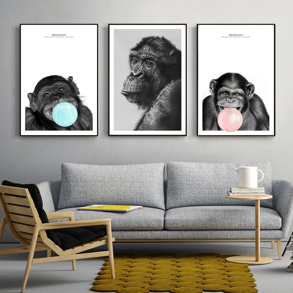 Canvas - Cute Monkeys