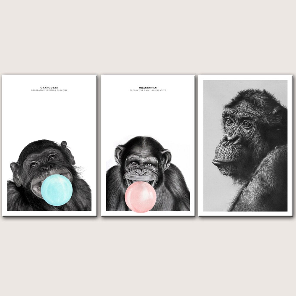 Canvas - Cute Monkeys