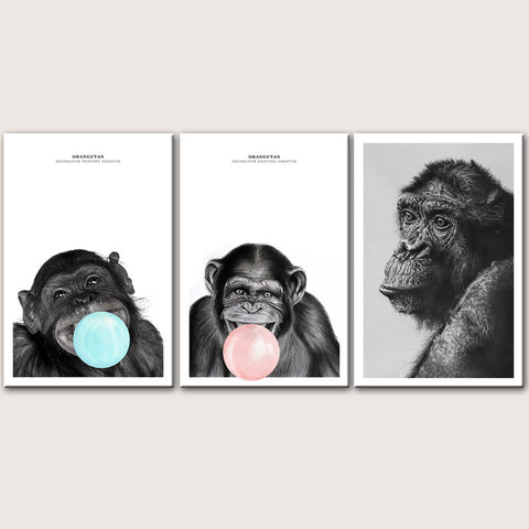 Canvas - Cute Monkeys
