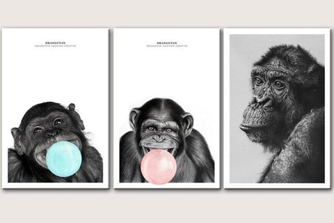 Canvas - Cute Monkeys