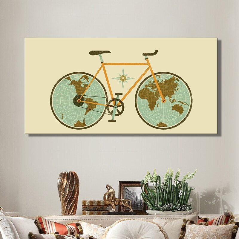 Toile - Bike the World