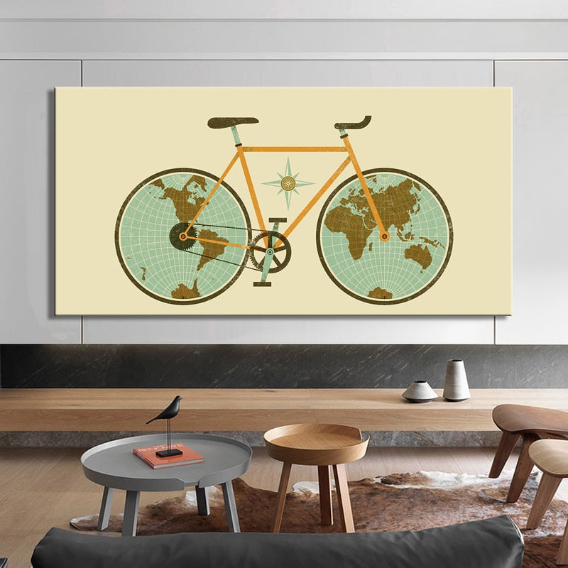 Toile - Bike the World